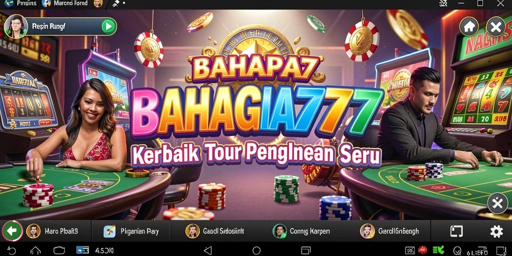 Screenshot BAHAGIA777 menampilkan aksi seru dalam permainan Kasino.