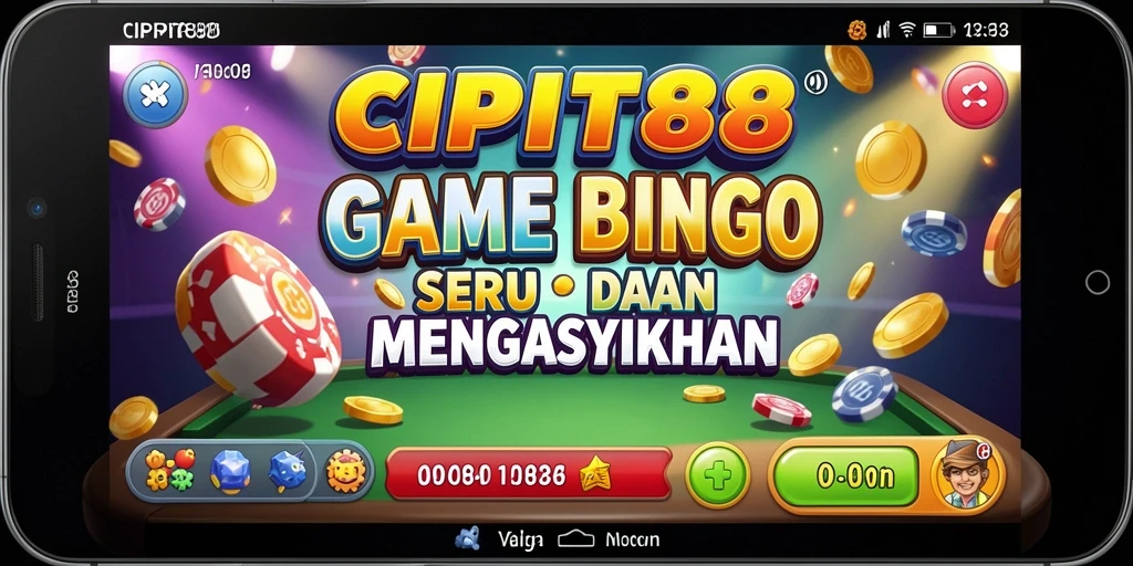 Tampilan gameplay seru di CIPIT88 saat bermain Bingo.