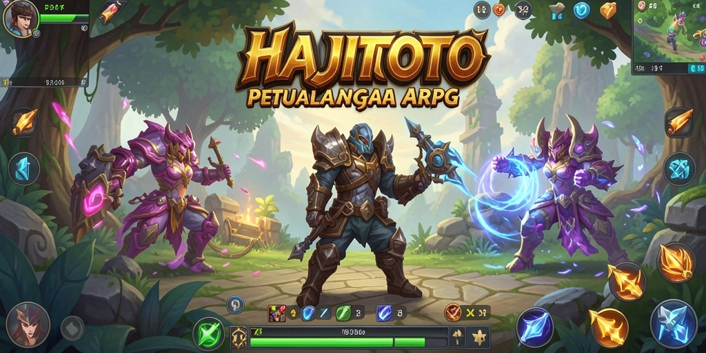 Tampilan gameplay seru dari HAJITOTO dengan aksi ARPG yang dinamis.