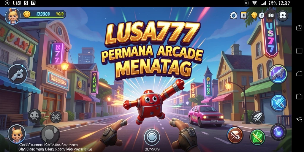 Screenshot LUSA777 menampilkan gameplay Arcade yang seru dan menantang.