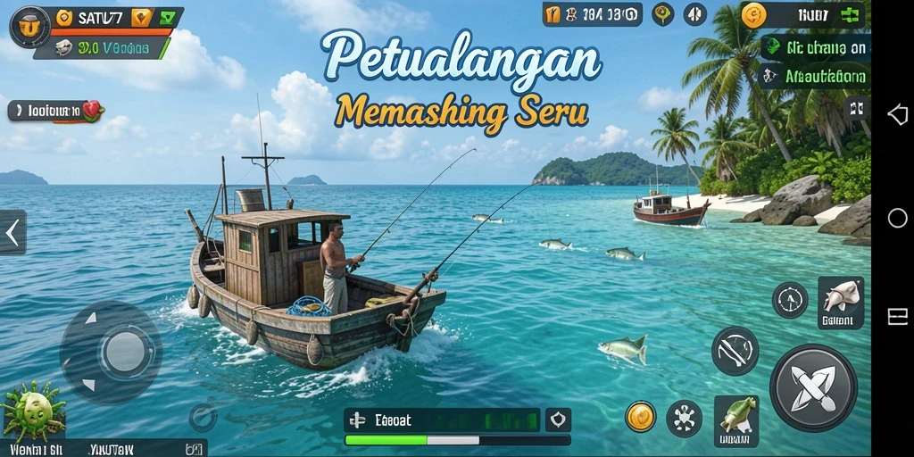 Tangkapan ikan besar dalam gameplay SATU77 yang menarik.