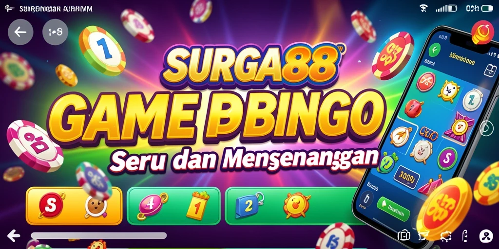 Tampilan menarik dari permainan Bingo di SURGA88.
